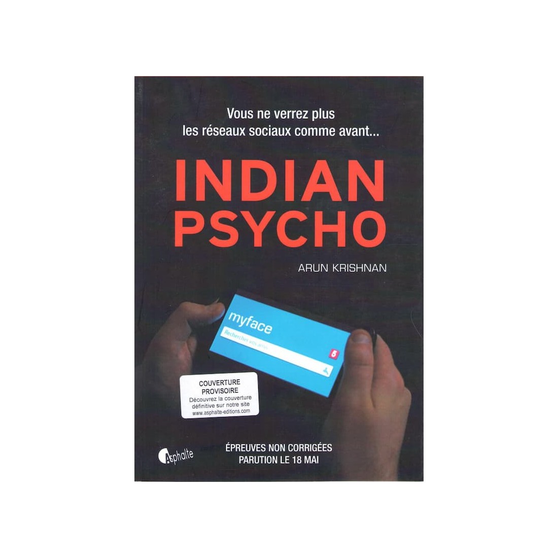 Indian psycho - Roman de Arun Krishnan - Ocazlivres.com