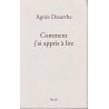 Comment j'ai appris à lire - Roman de Agnés Desarthe - Ocazlivres.com